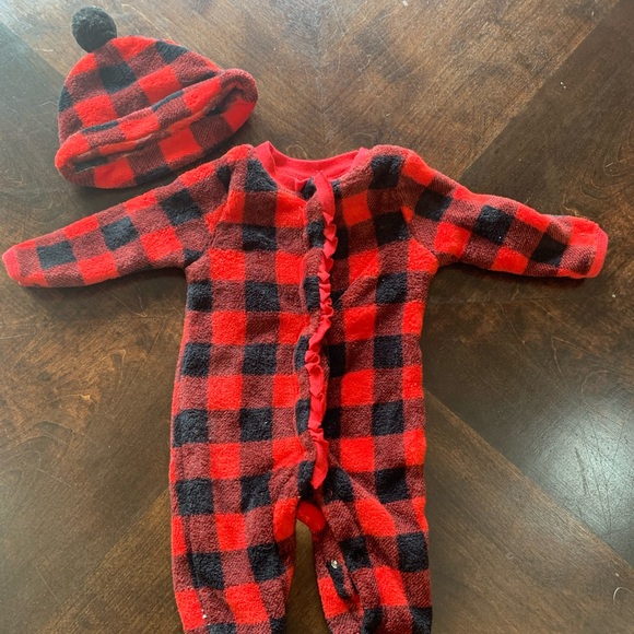 Red and Black Buffalo Plaid Pajamas - Picture 1 of 2